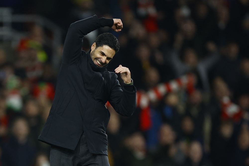 Pelatih Arsenal, Mikel Arteta/Reuters