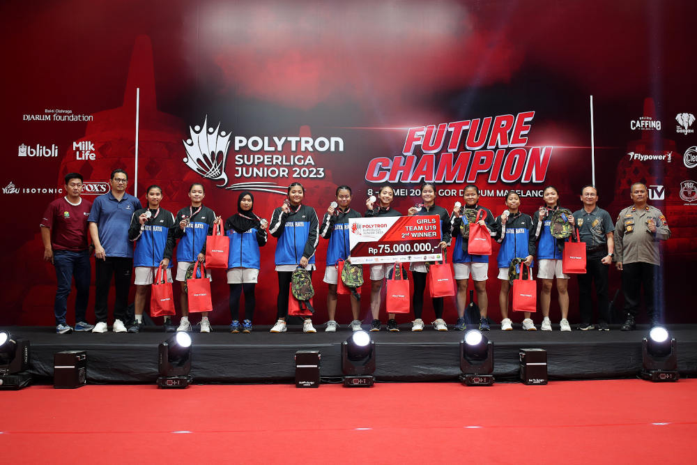  PB Djarum Juara Umum Polytron Superliga Junior 2023 Usai Sabet Tiga Gelar