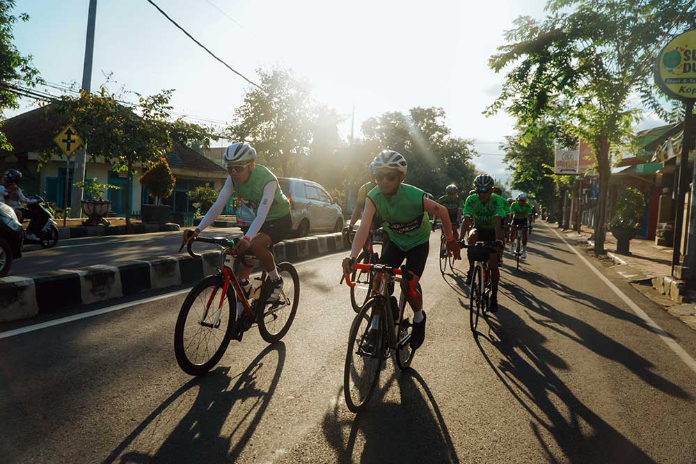  Group Ride ke-7 GFNY Bali-IFGLife Lintasi Sejumlah Desa Wisata di Purworejo