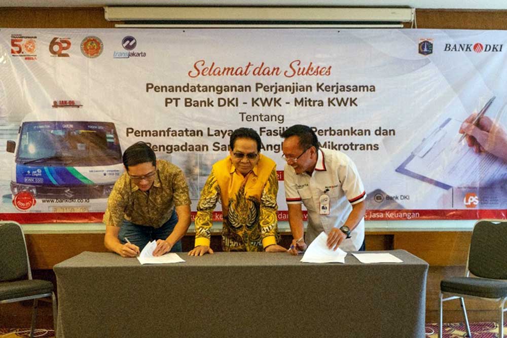 Tingkatkan Layanan Transportasi di DKI Jakarta, Bank DKI Kolaborasi Dengan Koperasi Wahana Kalpika (KWK)