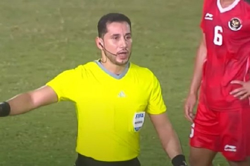 Profil wasit final Sea Games 2023 Qasim Matar Ali Al Hatmi/Tangkapan Layar Youtube.
