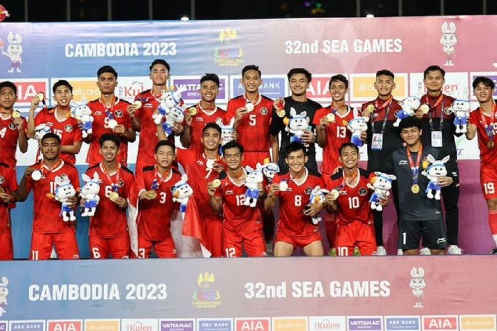 Skuad timnas U-22 Indonesia di Sea Games 2023/PSSI.