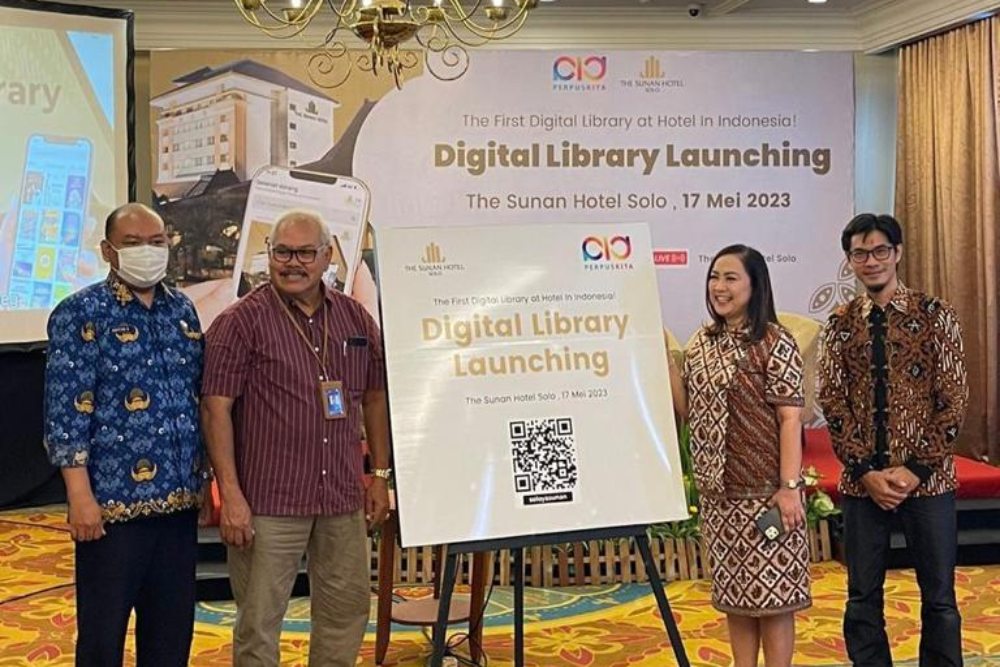 The Sunan Hotel Solo Luncurkan Perpustakaan Digital