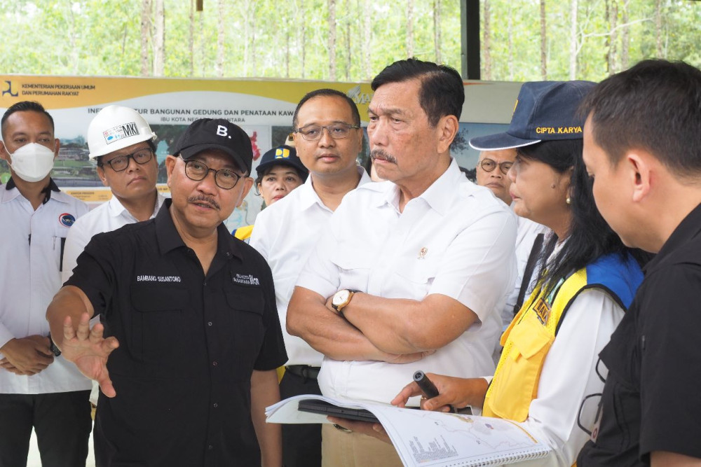  Luhut Tinjau Proyek IKN Usai Ditunjuk Jokowi Jadi Kasatgas Investasi