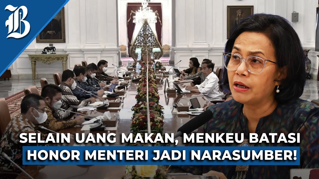  Sri Mulyani Tetapkan Biaya Makan Rapat Menteri, Maksimal Rp159 Ribu per Orang