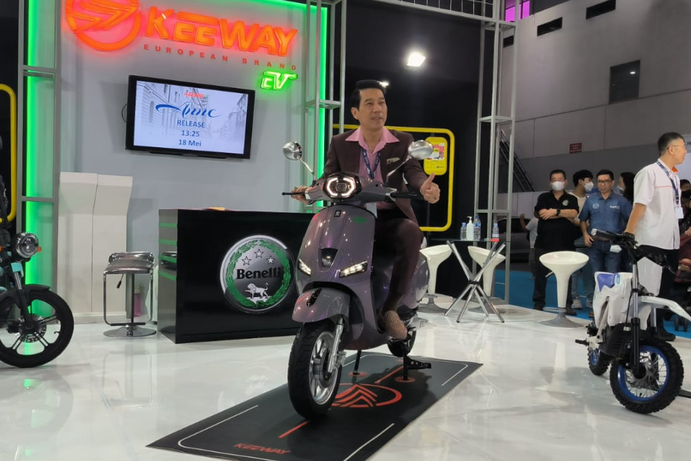  Benelli Luncurkan Motor Listrik Keeway EV Anne di RI, Harga Rp19 Jutaan