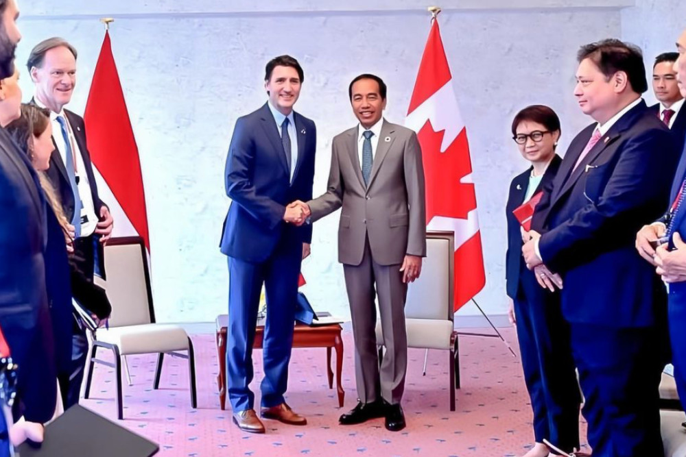  Bocoran Diskusi Jokowi dan PM Kanada Justin Trudeau di KTT G7