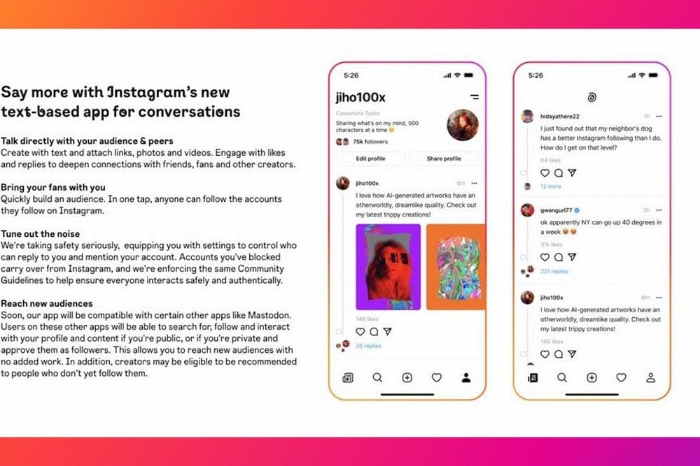  Bocoran Aplikasi Percakapan Baru Garapan Meta, Perkawinan Instagram dan Twitter