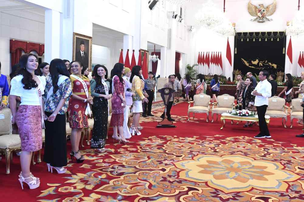  Bertemu Puteri Indonesia 2023, Jokowi Bicara Soal Bonus Demografi Hingga Pariwisata