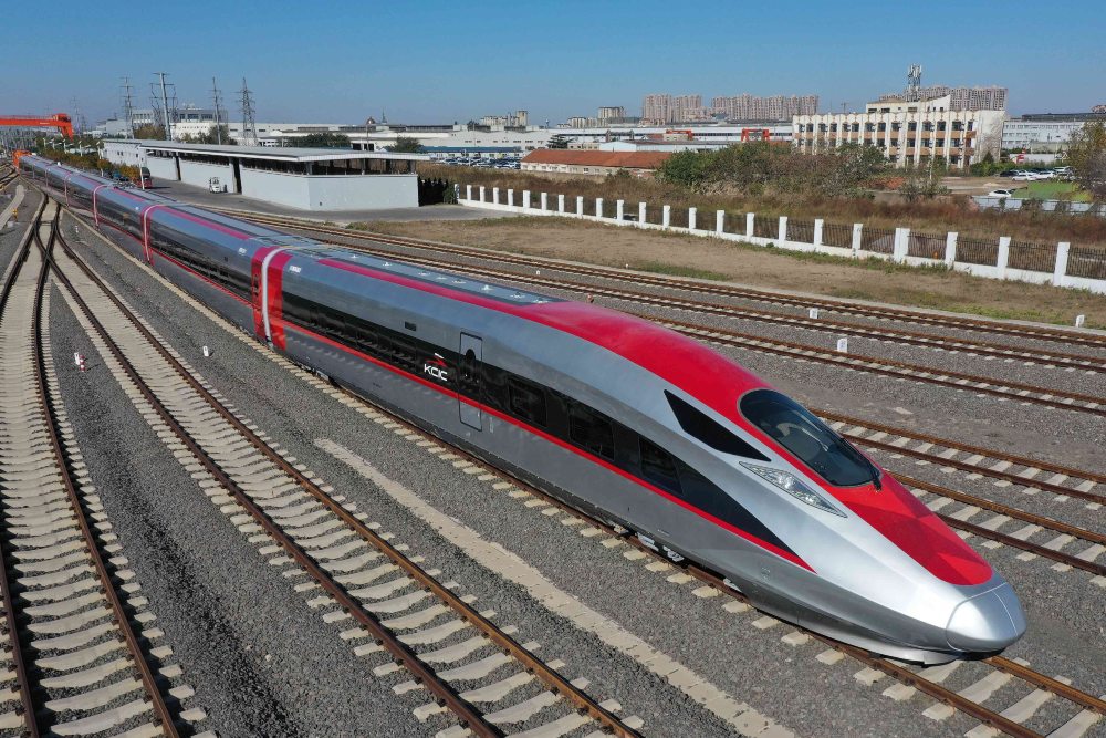  Kereta Cepat Jakarta-Bandung, Uji Coba Kecepatan 180 Km/Jam