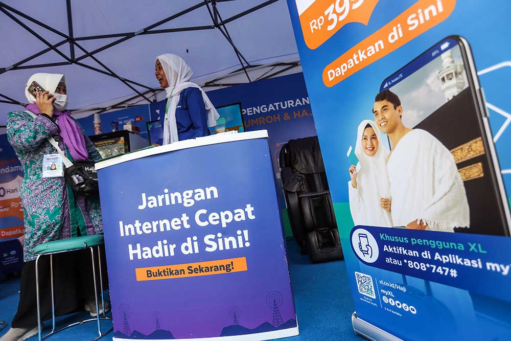  XL Axiata Siapkan Paket Internet Khusus Untuk Jamaah Haji di Tanah Suci