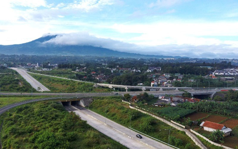 Jalan tol Bogor–Ciawi–Sukabumi (Bocimi) di Jawa Barat./Jasa Marga