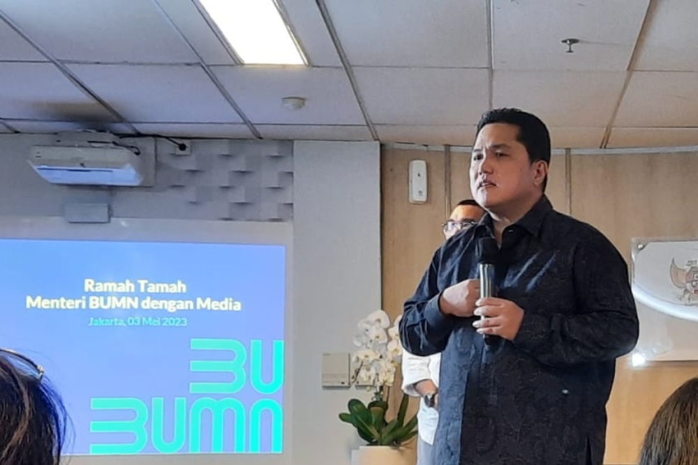  Respons Erick Thohir soal Hutama Karya Ambil Alih Proyek Tol Bocimi Waskita