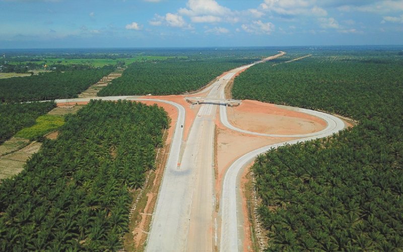  Jalan Tol Kuala Tanjung-Tebing Tinggi-Parapat Ditargetkan Rampung Juli 2023