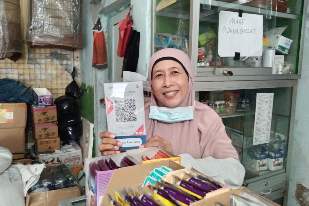  Pedagang di Denpasar Kini Terbiasa Menggunakan QRIS