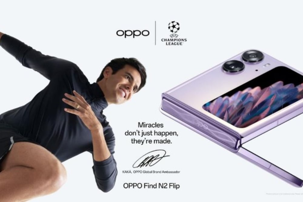  Oppo Gelar Meet & Greet Bareng Ricardo Kaka untuk Promosi Find N2 Flip