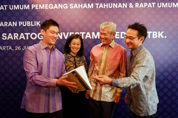  Saratoga (SRTG) Raih Penghargaan Bisnis Indonesia Award 2023 Kategori Holding Investasi