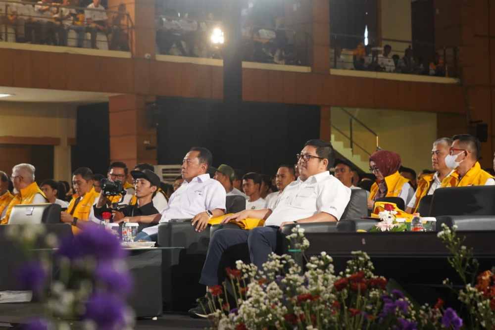 Kepala Bank Indonesia Perwakilan Jabar Erwin Gunawan Hutapea menghadiri inaugurasi petani milenial. -bisnis.
