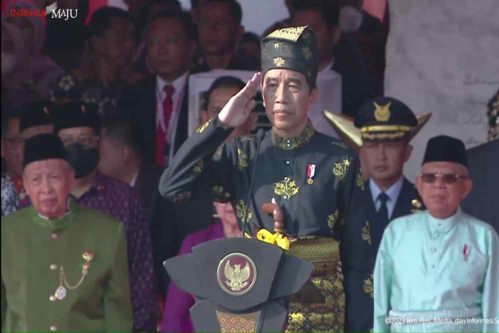 Pimpin Upacara Hari Lahir Pancasila, Jokowi Pakai Baju Adat Kesultanan Deli / YouTube Setpres