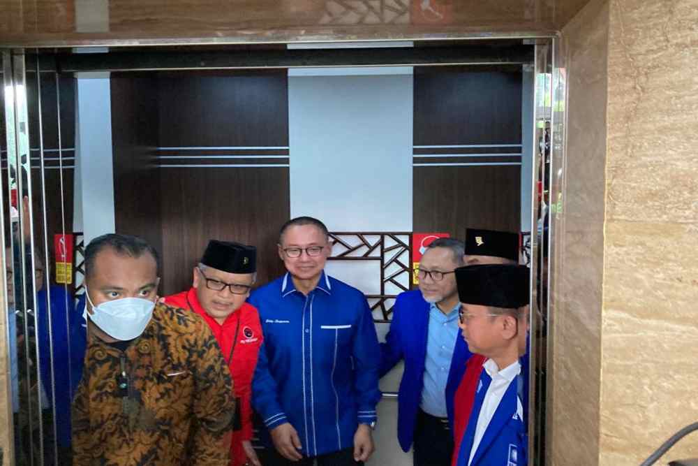  Zulhas dan Elite PAN Tiba di DPP PDIP, Siap Bahas Kerja Sama Politik 2024