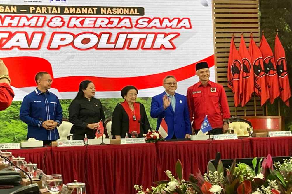 Pertemuan PAN-PDIP Disebut Tak Bahas Erick Thohir Jadi Cawapres Ganjar, Tapi... / BISNIS - Dany Saputra