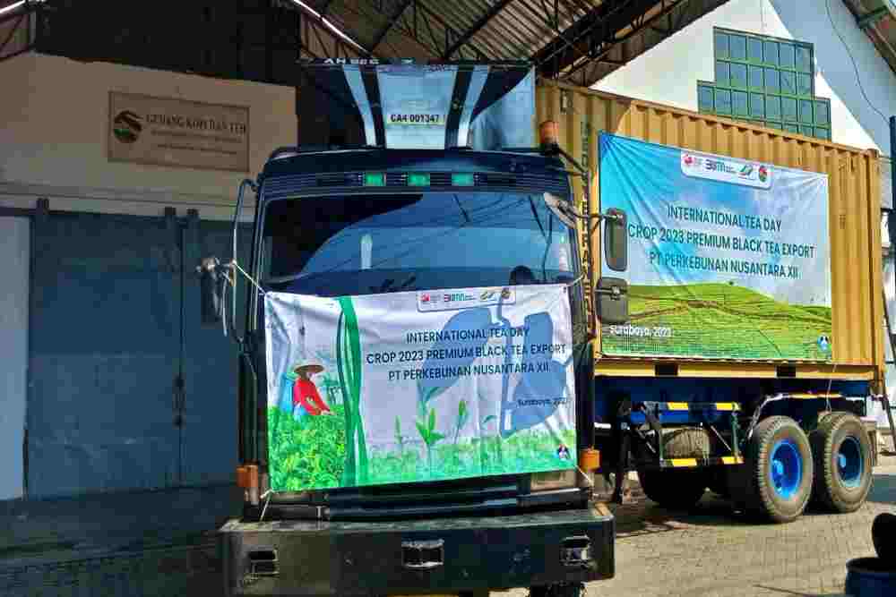  PTPN XII Ekspor 13 Ton Teh Premium ke Singapura