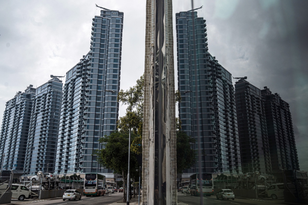 Proyek apartemen The Corniche yang dikembangkan Logan Group Co. dan KWG Group Holdings Ltd., di Hong Kong - Bloomberg.