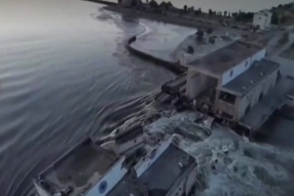  Rusia Serang Bendungan Kakhovka Ukraina, 1.335 Rumah Terendam Banjir