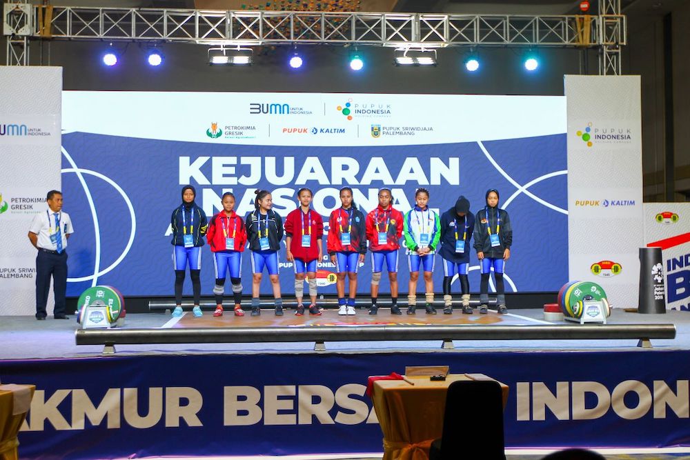  Dukung Lahirnya Atlet Nasional, PKT Ikut Serta Dalam Kejurnas Angkat Besi Youth dan Junior Pupuk Indonesia 2023
