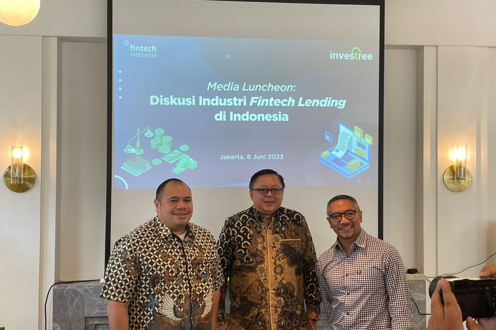 Acara AFTECH X Investree Media Luncheon: Diskusi Industri Fintech Lending di Indonesia, Kamis (8/6/2023)/Bisnis- Rika Anggraeni