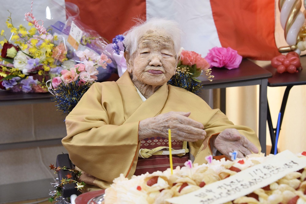 Kane Tanaka, salah satu orang tertua di Jepang