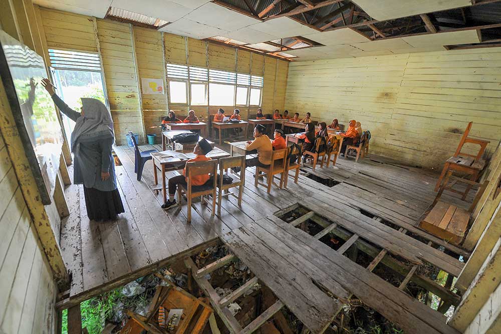  Bangunan Sekolah di Jambi Rusak Parah