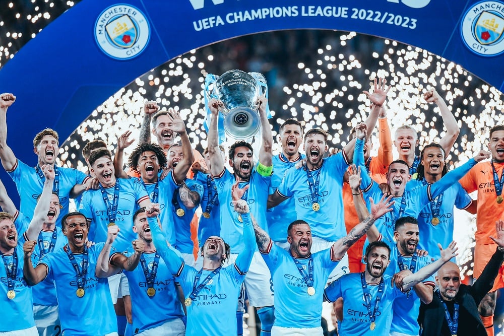 8 Klub Peraih Treble Winners Eropa, Manchester City yang Terbaru