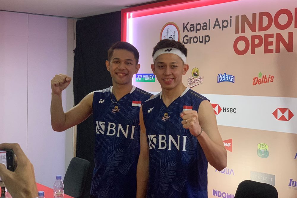  Hasil Indonesia Open 2023, Fajar-Rian Senang Lolos 16 Besar