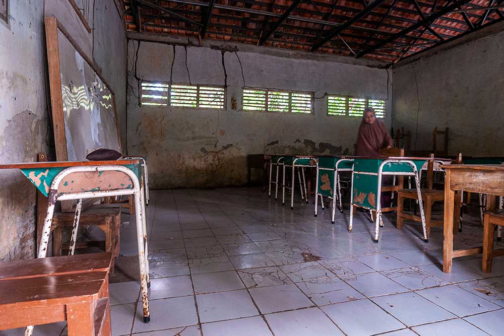  Gedung Sekolah di Lebak Banten Rusak Parah