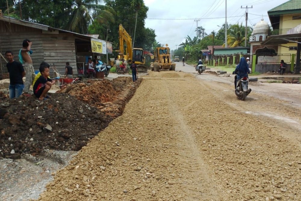  Perbaikan Jalan di Indragiri Hulu Riau Ditargetkan Tuntas September 2023