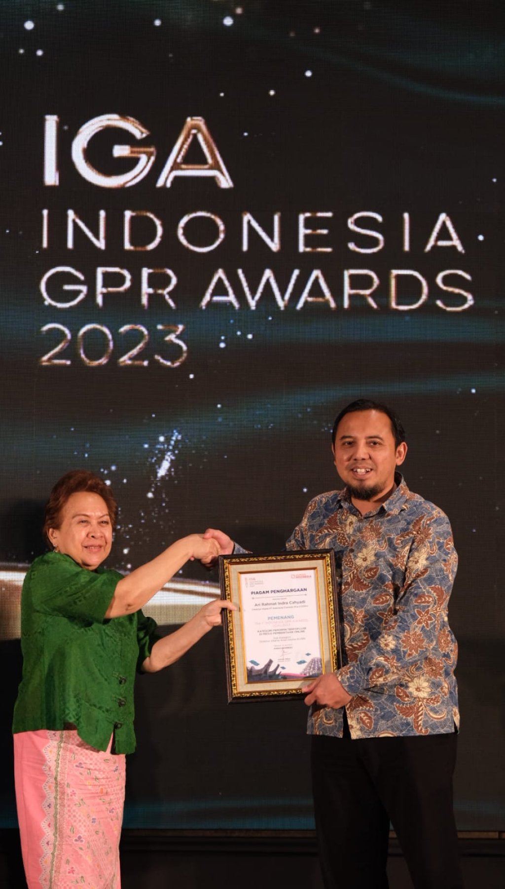  PLN Icon Plus Jadi yang Terbaik di The 1st Indonesia GPR Awards 2023