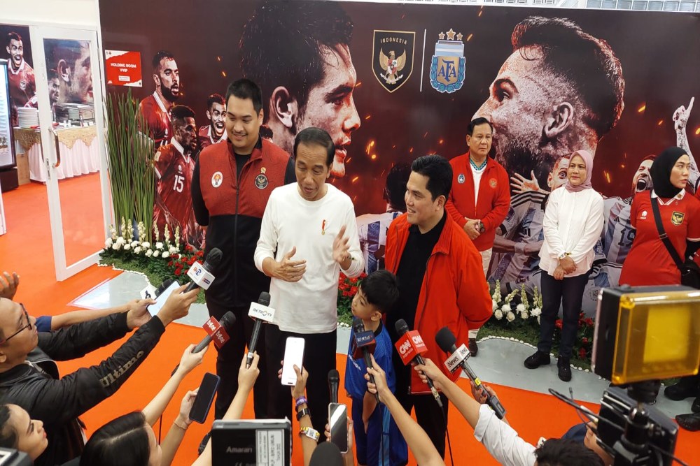  Jokowi Puas dengan Hasil Indonesia vs Argentina, Babak Baru Timnas RI