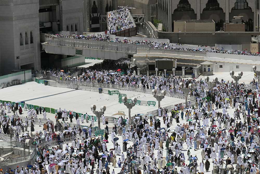  Begini Kepadatan Masjidil Haram Jelang Puncak Pelaksanaan Ibadah Haji