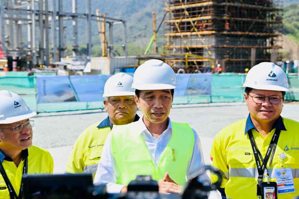 Jokowi Optimistis Smelter PT AMNT di Sumbawa Barat Rampung Pertengahan 2024