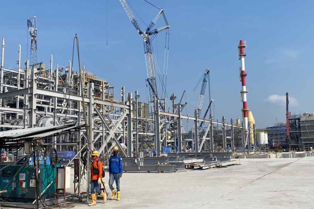  Pembangunan Smelter Tembaga Freeport (PTFI) di Gresik Sentuh 70,6 Persen