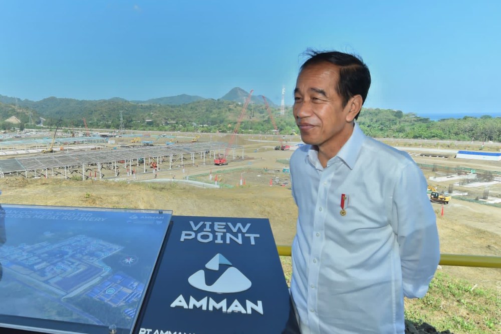  Smelter AMNT Dapat Lampu Hijau dari Jokowi, IPO AMMN Bakal Lancar?