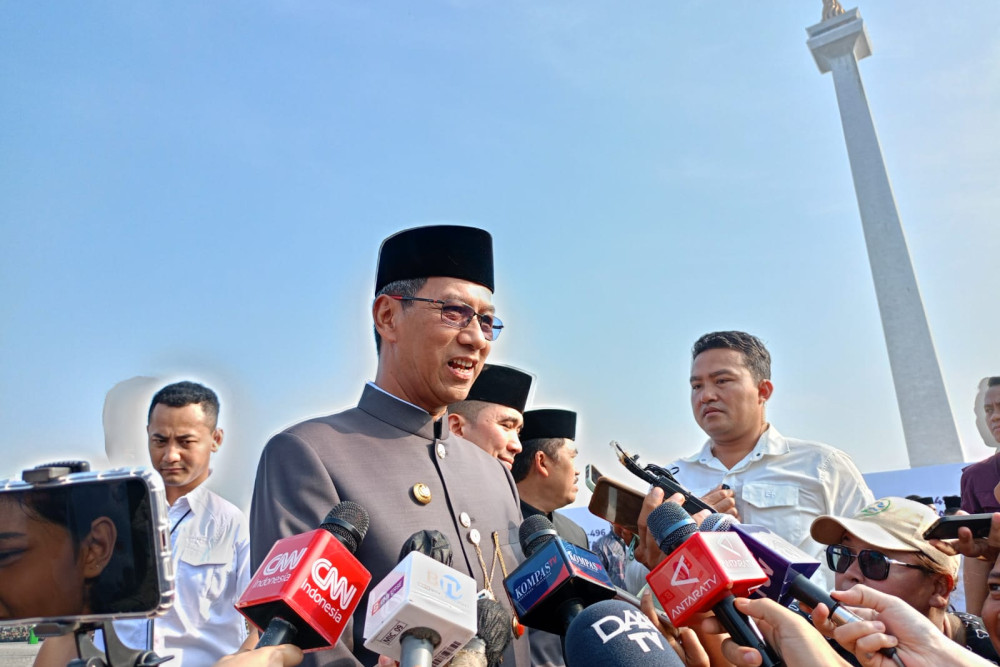  Pesan Heru Budi Soal Pemilu 2024 di HUT ke-496 Jakarta