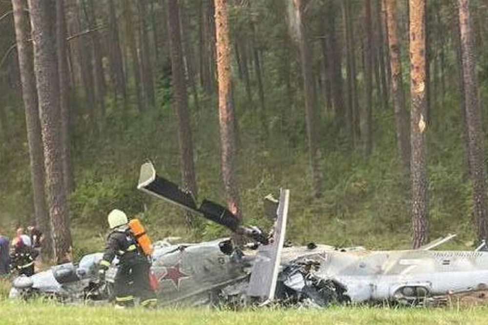  Rusia Kehilangan 307 Helikopter Termasuk Mi-24 yang Jatuh di Belarus