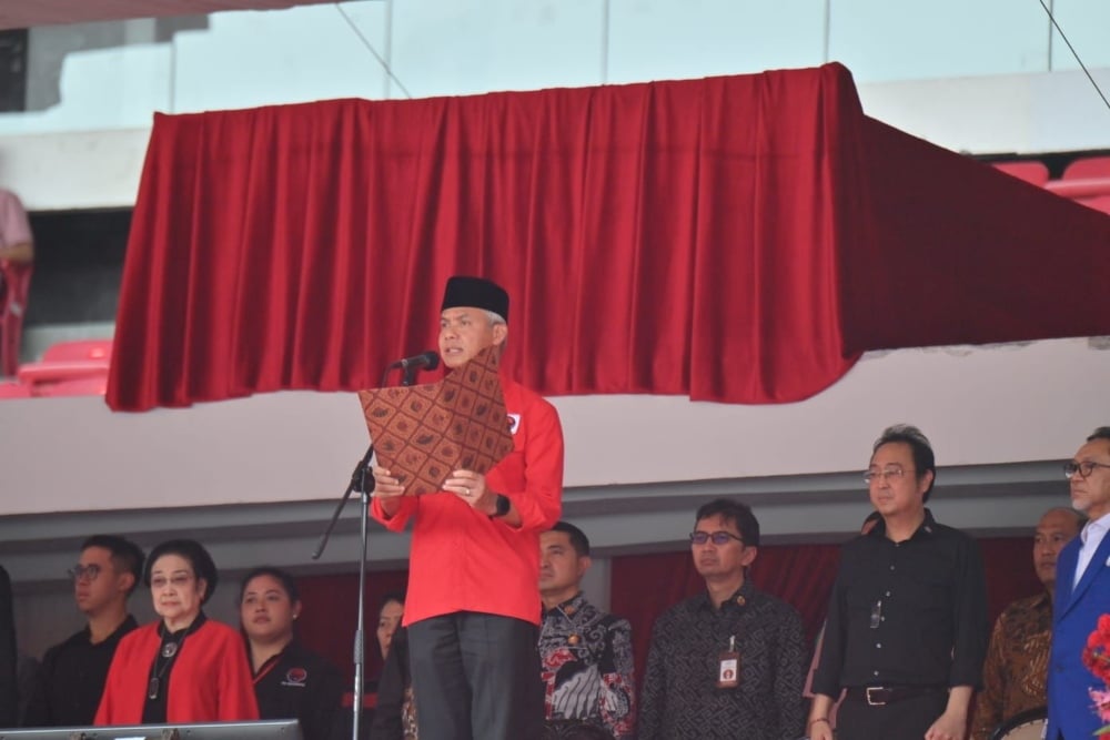  Ganjar Pranowo Bacakan Dedication of Life Bung Karno, Seperti Jokowi pada 2013