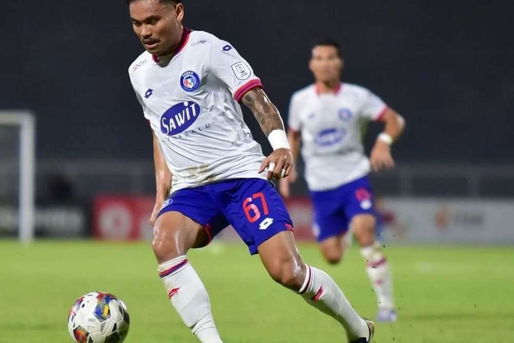 Saddil Ramdani comeback mencetak gol untuk Sabah FC/Instagram @OfficialSabahFC