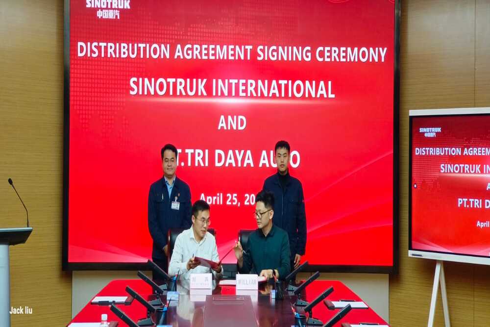  Jadi Diler Resmi Sinotruk-HOWO, Tridaya Auto Bidik Pertambangan di Timur