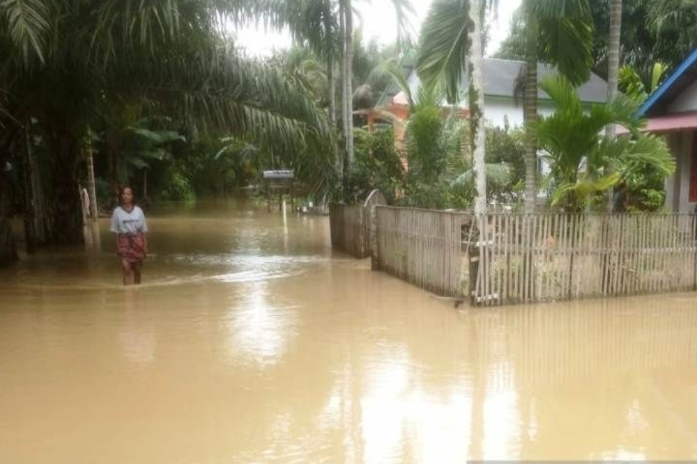  Tujuh Desa di Aceh Barat Terendam Banjir
