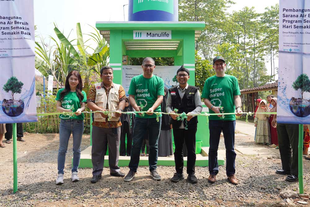  Sediakan Akses Air Bersih di Kabupaten Bekasi, Manulife Indonesia Ciptakan Program \"Semakin Hari Semakin Baik\"