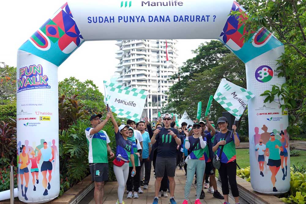  Manulife Gelar Acara Fun Walk Semakin Hari Semakin Baik